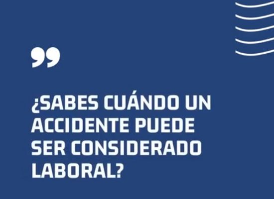 Te ofrecemos información clave sobre los accidentes de trabajo