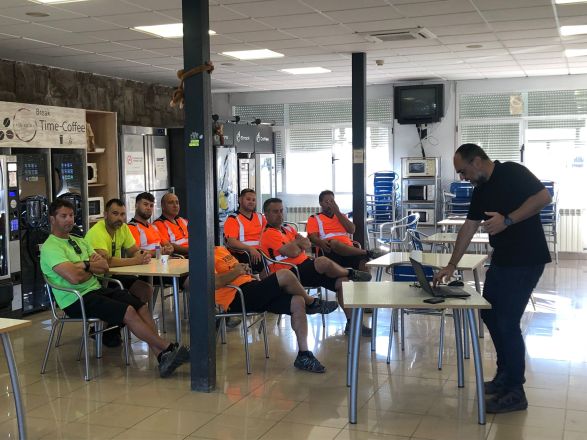 Formación continua de trabajos en altura en el Puerto de Castellón