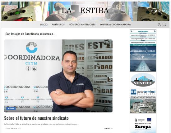 Coincidiendo con el triunfo del 16 de marzo de 2017, presentamos el nuevo blog de La Estiba