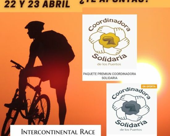 Coordinadora Solidaria te anima a formar equipo para la carrera ciclista Intercontinental Race