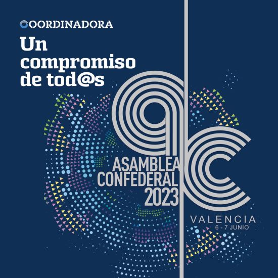 Coordinadora celebra en el Puerto de Valencia su Asamblea Confederal 2023 los días 6 y 7 de junio