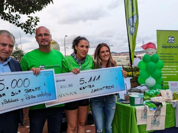 Trabajadores y empresas de Bilboestiba se suman al apoyo a las familias de niños con cáncer