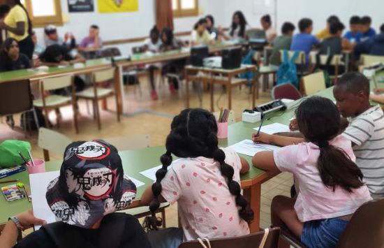 50 menores disfrutan del taller de Coordinadora Solidaria ofrecido por la organización en Barcelona