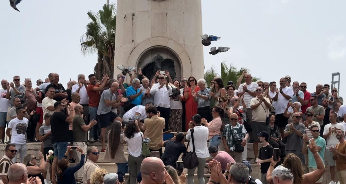 «¡Ni un paso atrás!»: los trabajadores del Puerto recuerdan a Belén María