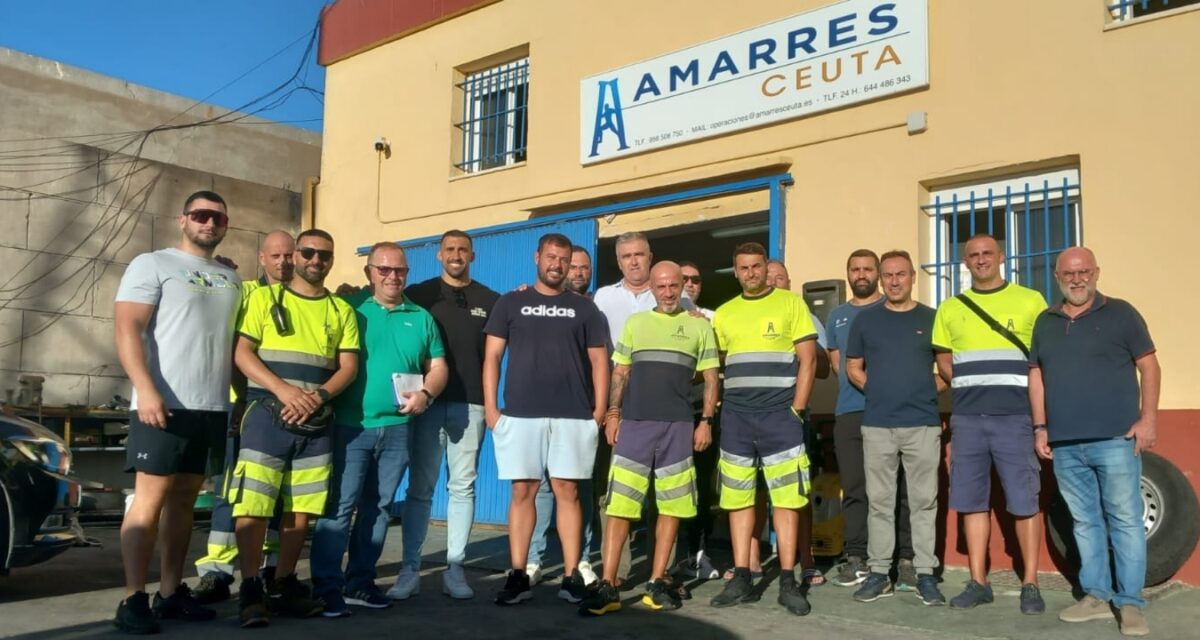 Apoyo de Coordinadora TPA al colectivo de amarre del puerto de Ceuta
