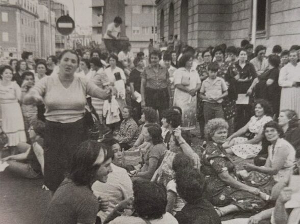 Manifestaciones de las mujeres de estibadores de S/C de Tenerife