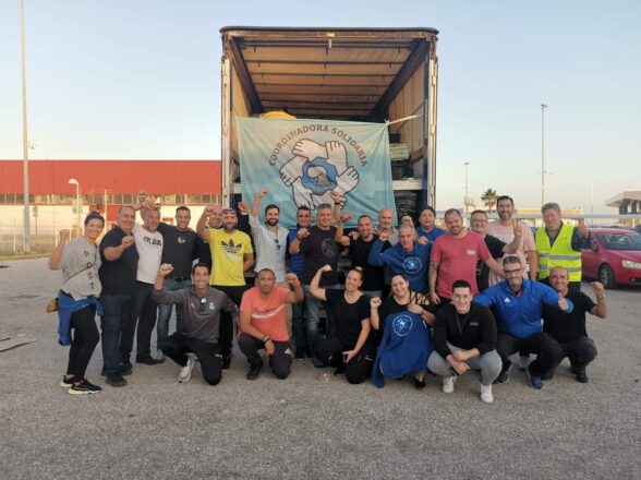 Coordinadora Solidaria del Puerto de Algeciras envía casi 60 toneladas de ayuda a Valencia tras la DANA