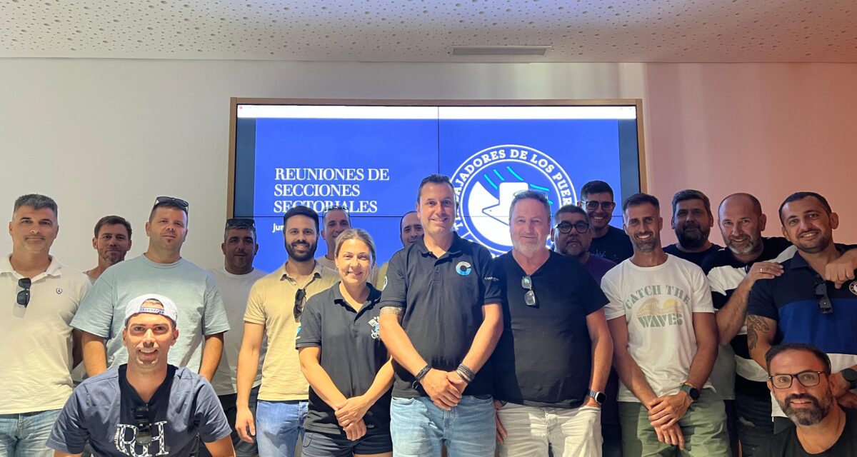 Encuentro del nuevo coordinador general de CETP con delegad@s y afiliación del puerto de Huelva