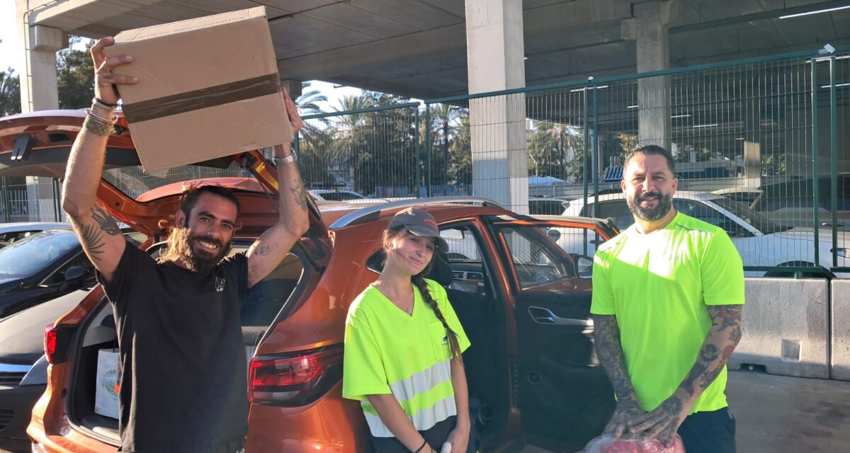 Un estibador de Palma moviliza la recogida solidaria de medicamentos para una misión humanitaria