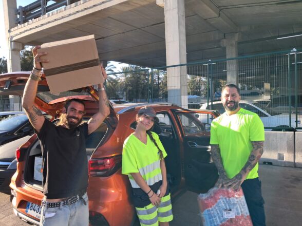 Un estibador de Palma moviliza la recogida solidaria de medicamentos para una misión humanitaria