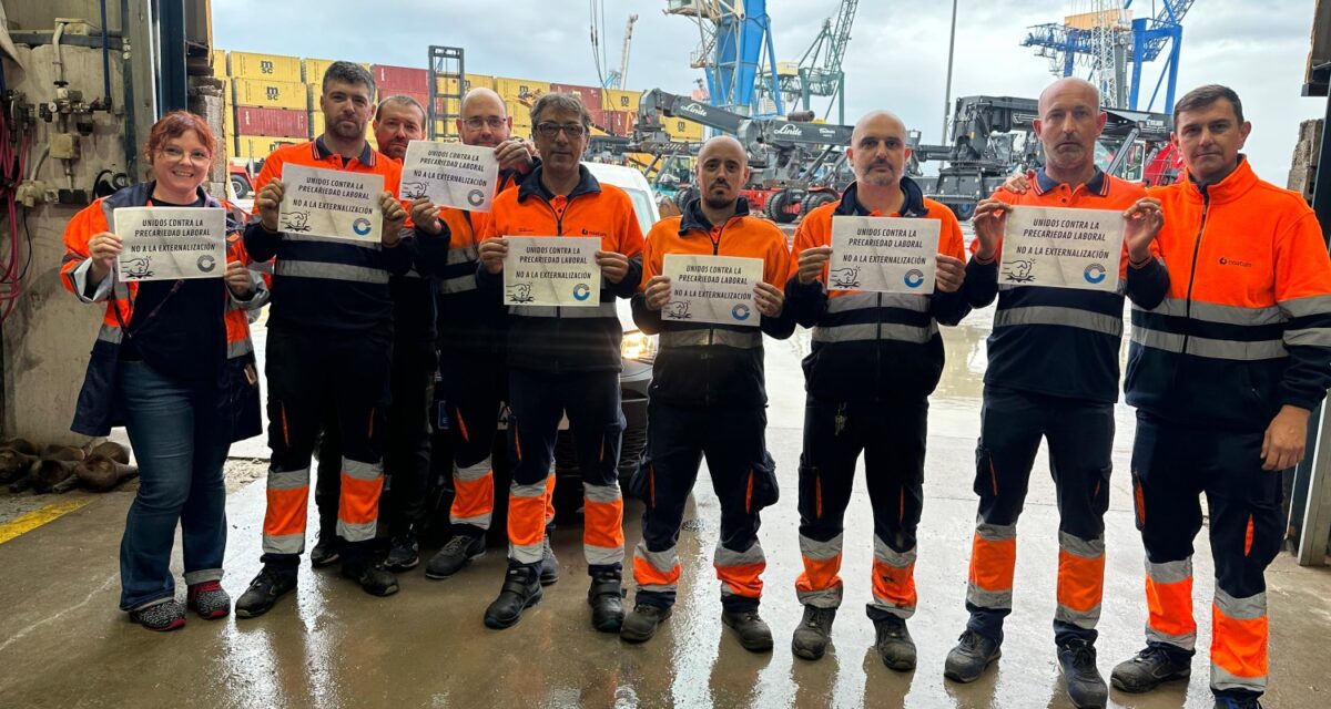 Amplio respaldo del sector portuario a la huelga de los trabajadores de Bergé Marítima