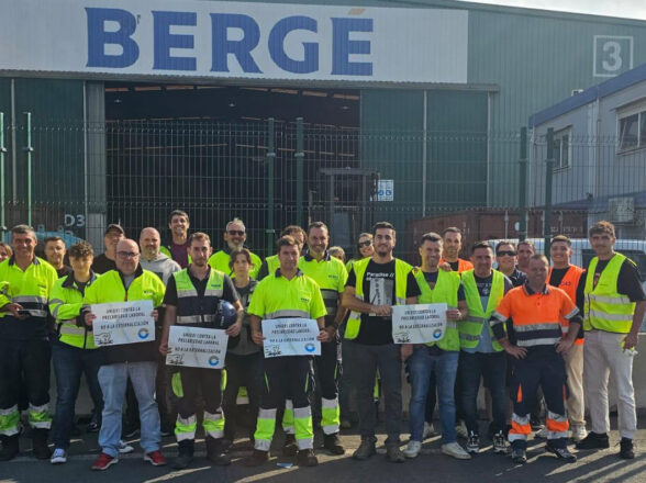 Seguimiento masivo en la primera jornada de huelga de los trabajadores de Bergé Marítima