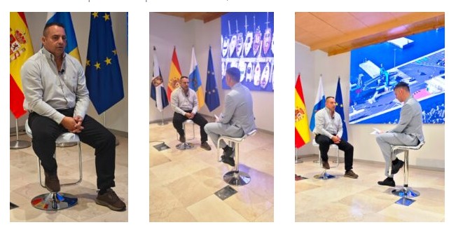 Antolín Goya desgrana las claves del trabajo portuario de Santa Cruz de Tenerife en un programa especial de Canal 4