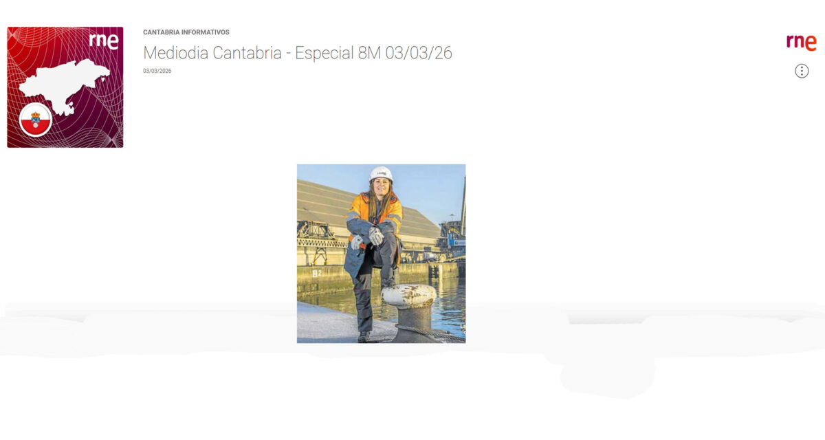 Entrevista a Blanca Azpeitia, estibadora del Puerto de Santander, en Radio Nacional de España