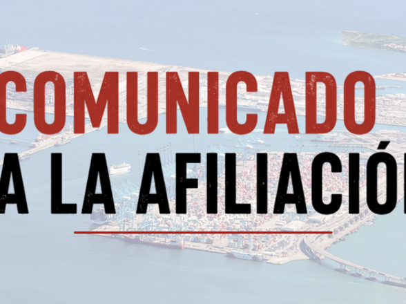 COMUNICADO A LA AFILIACIÓN – Sobre la situación de trabajadores de los puertos en Andalucía y la continuidad del proyecto sindical