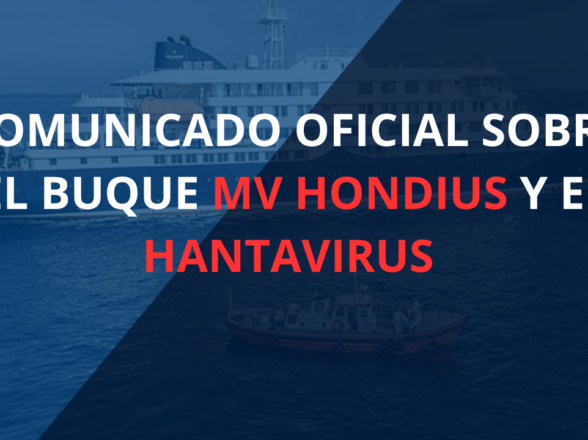COMUNICADO OFICIAL SOBRE EL BUQUE MV HONDIUS Y EL HANTAVIRUS