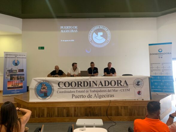 Coordinadora Andalucía refuerza su proyecto de unidad de los trabajadores de los puertos desde Algeciras