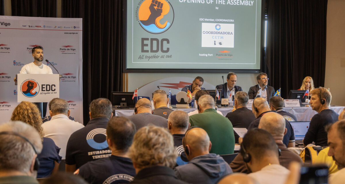 Vigo reúne a los sindicatos portuarios europeos para defender el empleo y los derechos de los estibadores y trabajadores portuarios